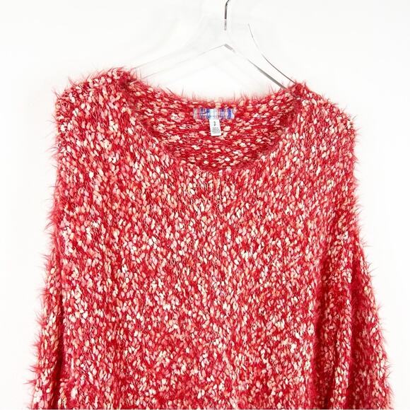 NEW Urban Outfitters Jamie Fuzzy Sweater S Red - Picture 4 of 7